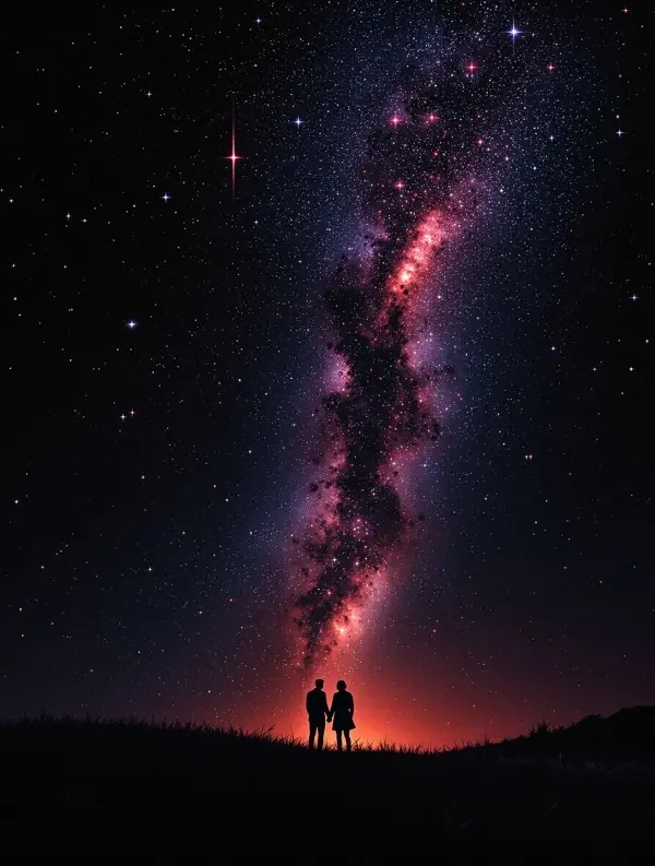 流星坠落时，我吻了你短剧封面